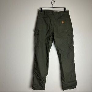 Carhartt Jeans Pants Dungarees Fit Fleece Lined Size 34X34